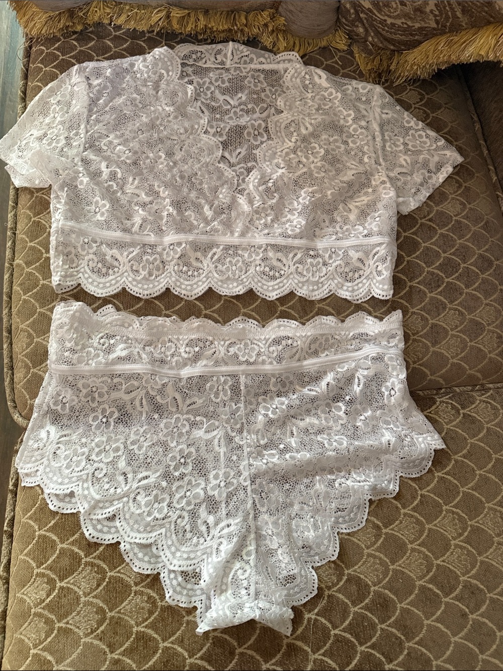 NWOT 2 pieces lace lingerie 2XL